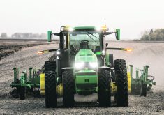 John Deere introduced its fully autonomous 8R tractor for tillage applications in 2022 and began offering it commercially on a limited basis in 2023.  |  John Deere photo