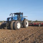 New Holland introduces model updates for its Genesis T8 with PLM Intelligence tractors. | New Holland photo