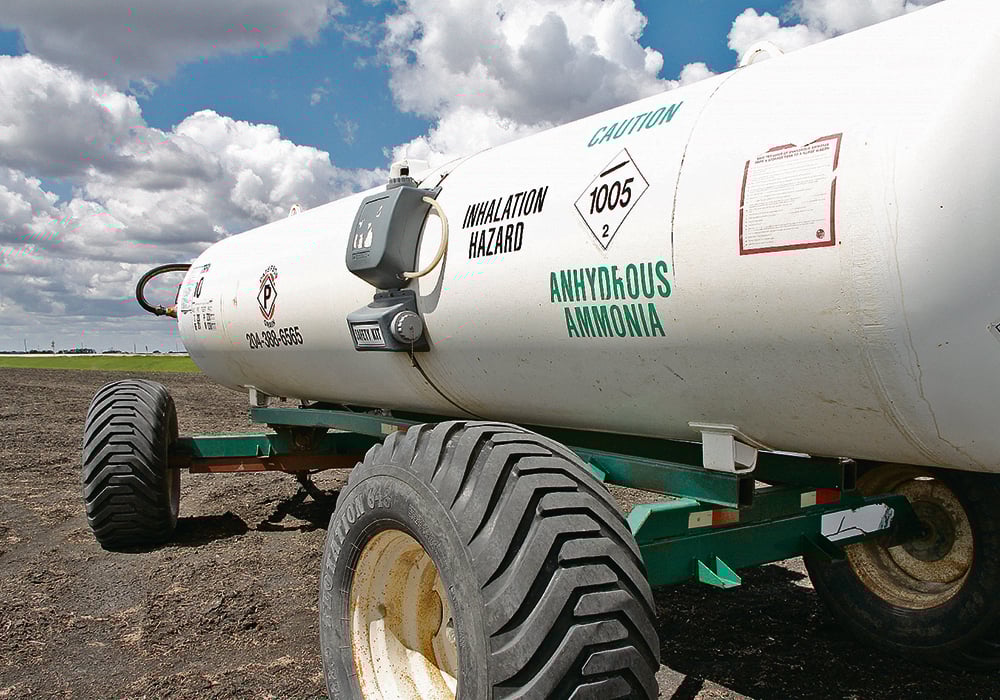 The fertilizer industry says anhydrous ammonia tanks probably undergo around two hours of testing a year under national standards.  |  File photo