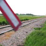 Trains can take up to two kilometres to stop, which makes it important to always obey the signs and signals at railway crossings. | File photo
