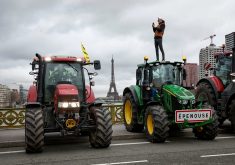 French farmers, who have pressured the government to obtain more aid, were spearheading the fight against international free trade deals, and CETA in particular, claiming it favours Canadian rivals whose environmental standards are looser. | Reuters/Benoit Tessier