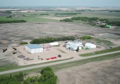 This image was taken just a few years after Seed Hawk opened its manufacturing plant near the small community of Langbank, Sask. it has since been significantly expanded and is under Vaderstad ownership. The rural location is typical of many short-line ag equipment manufacturers across the Prairies.  |   Seed Hawk photo
