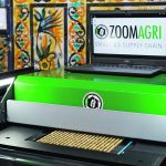 A ZoomAgriSpex model with a fully loaded seed tray set up for demonstration. A team at the Canadian Barley Technical Centre used more than 250 samples to train the algorithms of a ZoomAgri machine to evaluate its performance with Canadian malt barley varieties. | ZoomAgri photo