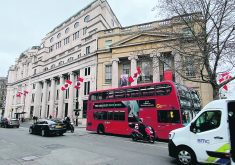 Canada House in London is a long way from a farm near Wilcox, Sask. | Allan Dawson photo