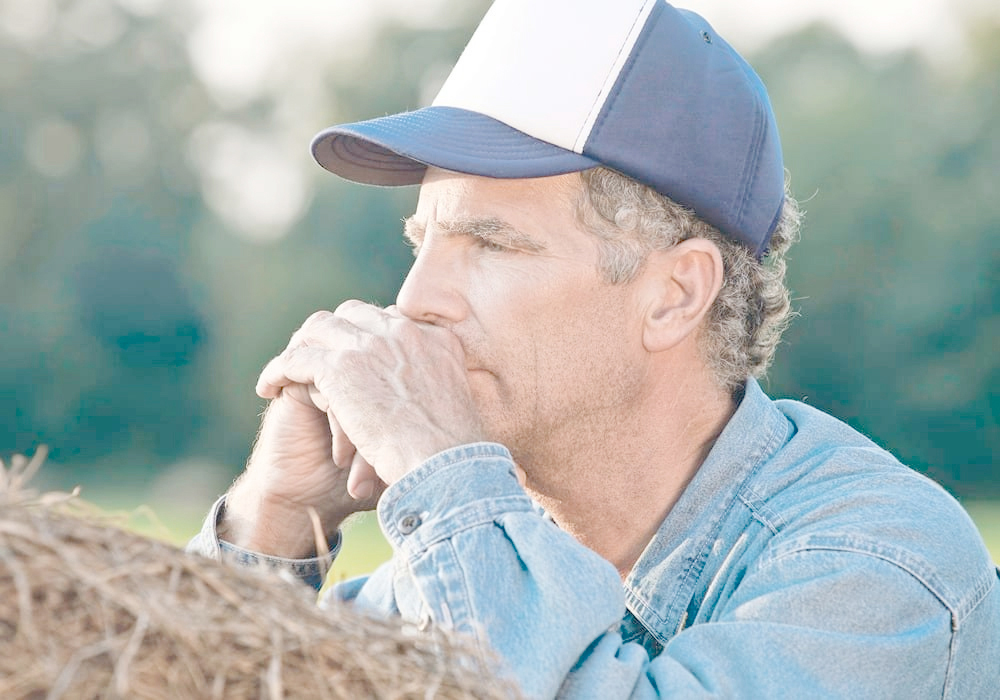 Booths and presentations have been raising awareness about mental and physical health problems that could be a concern for farmers and their families. | Getty Images