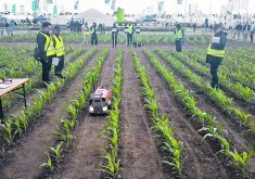 A concept robot participates in the Field Robot Event at the DLG Feldtage event in Germany. |  DLG photo