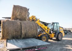The articulated TM Series loaders combine the advantages of a light payloader with the versatility of an extended reach boom.  |  JCB photo