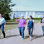 Bonnie Pearson, Joan Hughson, Larei King and Lee Harty share their experiences of rural life. National Film Board photo