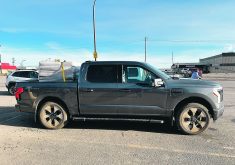 The Somerville family’s Ford F-150 Lightning truck. | Rob Somerville photo