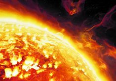 The solar storm that occurred earlier in the month created havoc for farmers’ GPS guidance systems because it created magnetic fields that interact with electronics and can cause interference.  |  Getty Images