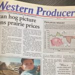 In the May 20, 1999, issue of the WP the paper debuted its second annual feature that followed three farm families throughout the growing season from seeding to harvest. | Bruce Dyck photo