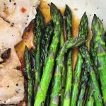 Chicken and asparagus share a skillet for an amazing flavour
production. | Jodie Mirosovsky photo