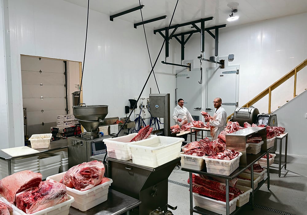 Babco Meats, which opened earlier this spring northwest of Regina, will focus on local aged beef, as well pork, chickens and lamb.  |  Photo supplied by Darryl Babey