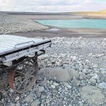 Mountain snowpack is crucial for filling reservoirs in southern Alberta. Water levels at the reservoirs were precariously low last year, as shown in this photo of the Oldman Dam reservoir boat dock in September. | File photo