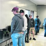 Attendees work to identify various weeds at Weed Seedling Identification Day in Carman May 22. | Don Norman photo