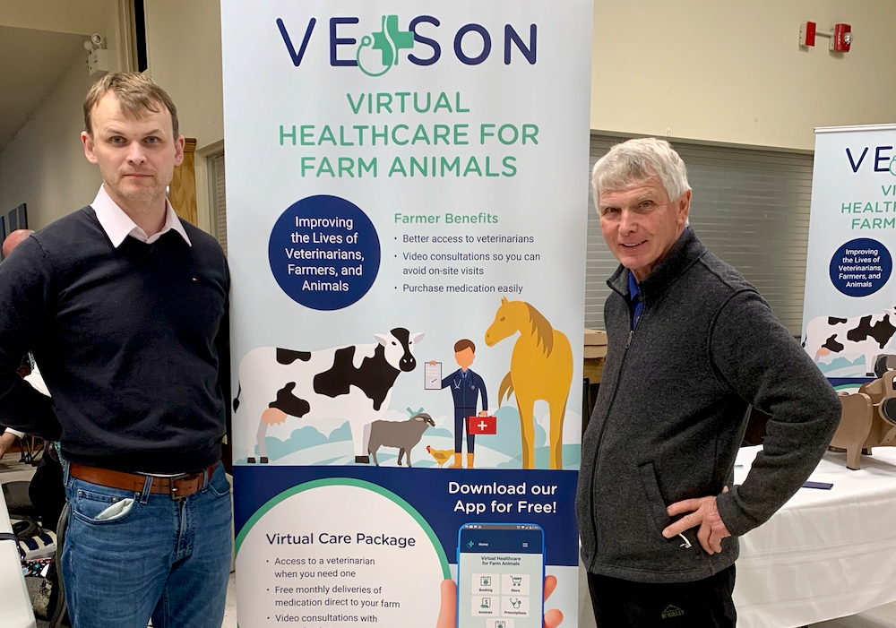 Their artificial intelligence-powered VETSon virtual healthcare platform, launched by father-son team Glen and Colin Yates, is designed to let veterinarians service more clients and give more animal owners access to care. | Supplied photo