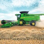 John Deere is introducing the T6 800, Class 7 conventional straw walker combine for the 2025 season. It will replace the current T670 conventional. | John Deere photo