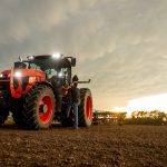 The Kubota M8 series offers extra muscle for field operations for planting, tillage and material handling.