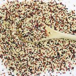 The mild flavour of quinoa blends well with other food. As well, it cooks in 15 minutes and is available whole as white, red or black seeds or processed into flour, flakes or puffs. It is a great food for people with diabetes or for those who are trying to lose weight. | Betty Ann Deobald photo