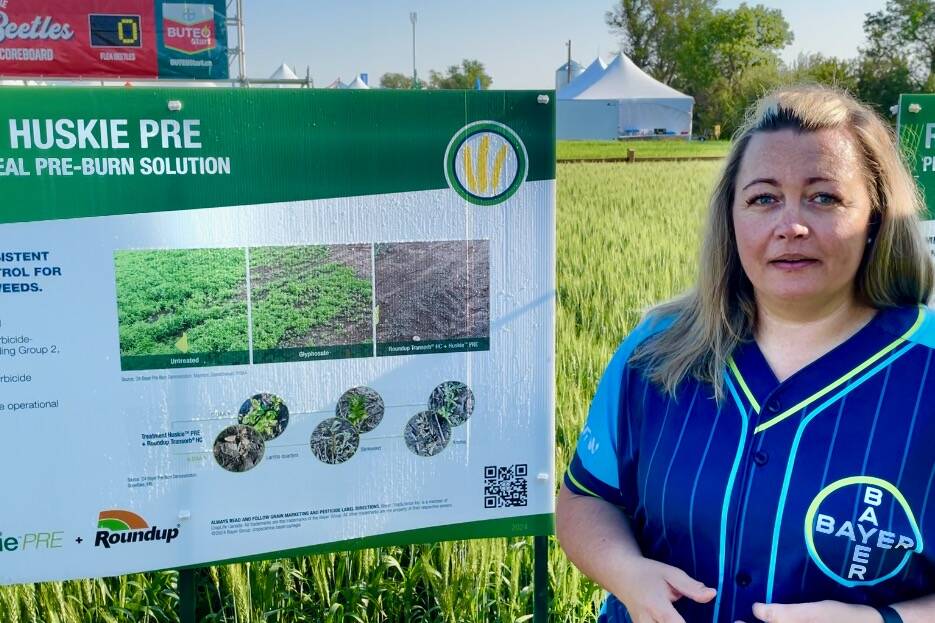 On Tuesday  Bayer announced the release of Huskie PRE, a combination of pyrasulfotole (Group 27) and bromoxynil (Group 6), registered for pre-emergent application on barley, triticale and spring, winter and durum wheat fields. | Dave Bedard photo