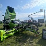 Schulte Spartan RWP-1935 Rock Windrower Picker at AIM 2024. | Janelle Rudolph photo