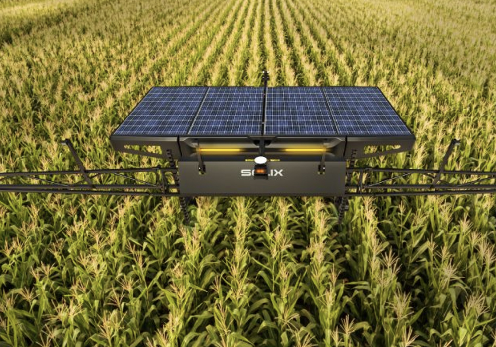 Solix is a solar-powered autonomous sprayer built by Solinftec, a company that started in Brazil, but also now manufactures in the United States. | Screencap via solix.solinftec.com