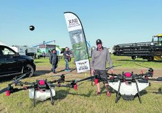 An agricultural drone company takes up some of Milt Olfert’s time since he sold his dairy quota.  |  Photo supplied by Milt Olfert