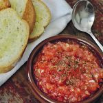 This tomato salsa is a snap to make. Serve with a baguette, toasted or fresh. | Sarah Galvin photo