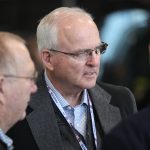 Saskatchewan's former provincial minister of agriculture Lyle Stewart at Agribition in Regina in 2017. Stewart died July 30, 2024.