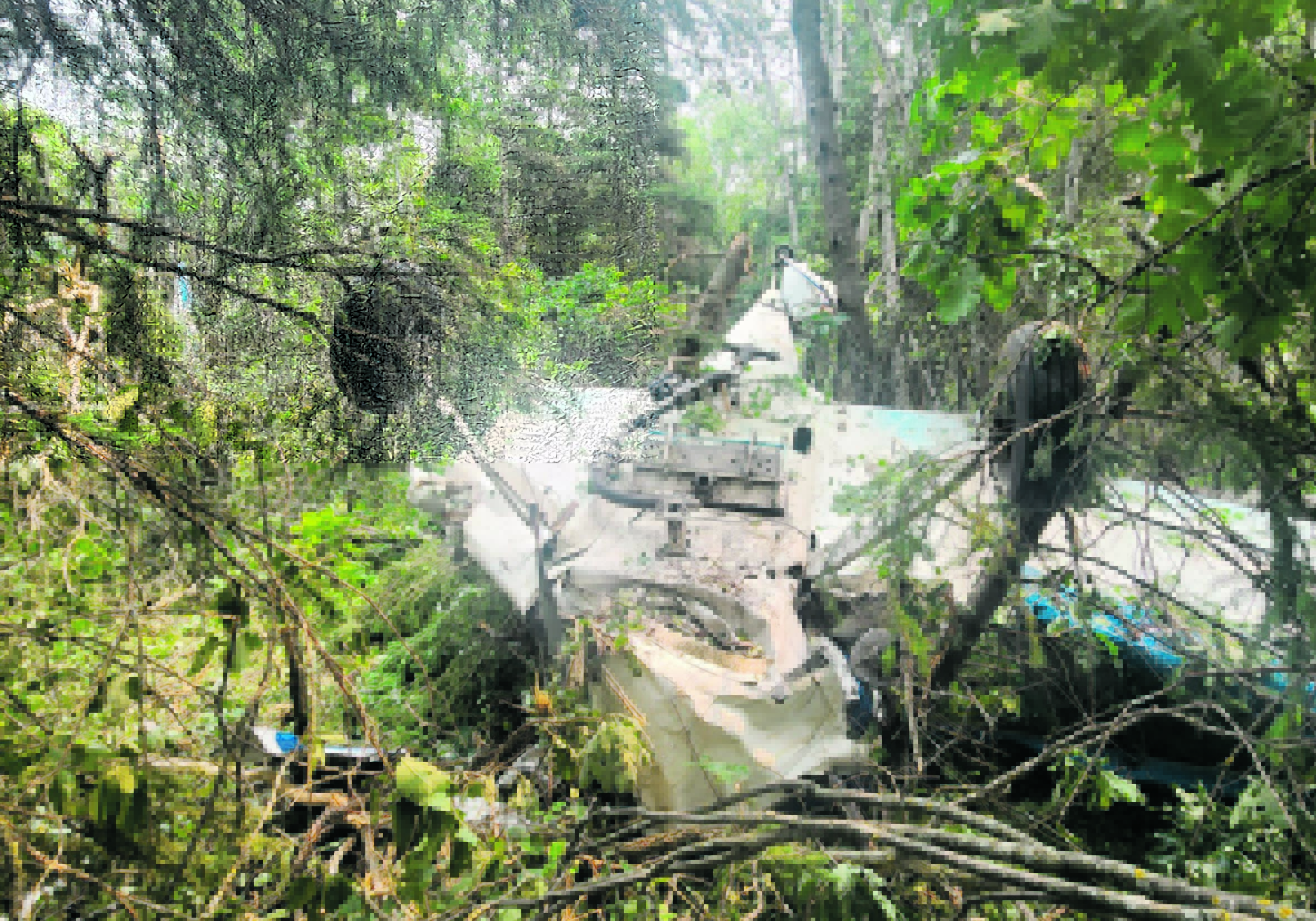The pilot of this crop sprayer plane that crashed in Manitoba last month suffered minor injuries, but one of the three accidents in Saskatchewan resulted in a fatality.  |  RCMP photo