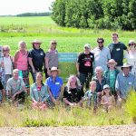 A Treaty Land Sharing Network sign has been installed at Brenda Bohmer’s farm near Bawlf, Alta., which hosted a recent event commemorating the opening of the network in Alberta. | Supplied photo