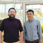 Sean Asselin and Hongjie Zhang with the AAFC Swift Current Research and Development Centre are among the many researchers participating in a four-year project on Prairie rangelands. | AAFC photo