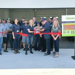 Ribbon cutting to celebrate the opening of EMILI’s Innovation Farms Centre. | Don Norman photo