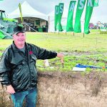 Jeff Schoenau says a soil profile can show the geological history of a region. | University of Saskatchewan photo