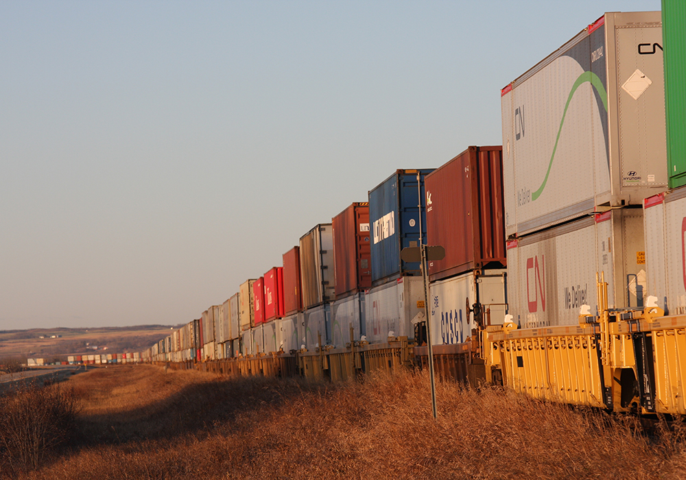 Canada is the world's second-largest country by area and relies heavily on trains to transport grain, automobiles, potash, coal and other goods. | File photo