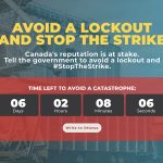 Since the campaign began, Greg Northey of Pulse Canada has been busy galvanizing support for the effort and producer groups and grain shipping organizations from across the country have put their weight behind the campaign. | Screencap via stopthestrike.ca