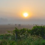 Humidity is the amount of water vapour in the air. The warmer the air, the greater the distance between air molecules and therefore the greater the holding capacity of air for water vapour. Warm air has the capacity to hold much more water than cold air. | Getty Images