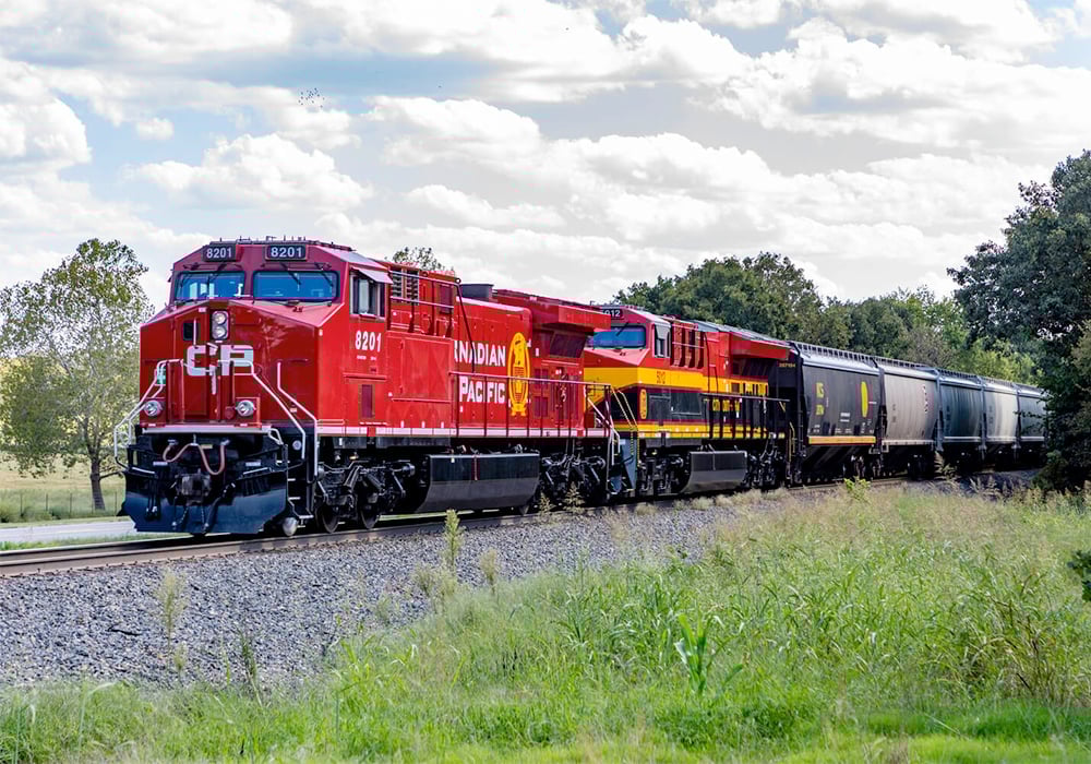 "Despite the Labour Minister's referral, there is no clear indication that the CIRB will actually order an end to the labour dispute at CPKC," the Teamsters Canada Rail Conference (TCRC) said in a statement this morning. | CPKC photo