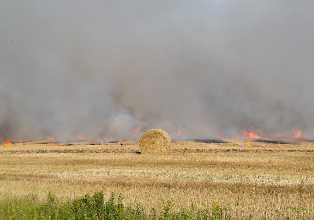 Several bale and grass fires in the area occurred between July 28 and Aug. 25, leading the community to band together to offer a reward. | Getty Images
