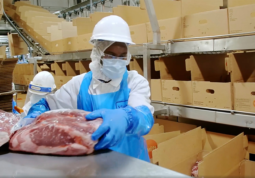Performance in its divisions that process chicken and pigs compensated for a slump in the Beef USA division, which accounts for about a third of JBS’s revenue, the company’s second-quarter results showed. | Screencap via jbsfoodsgroup.com