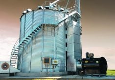 Agco is selling the majority of its Grain and Protein business division, including its grain bin and handling equipment arm GSI, to American Industrial Partners for a reported US$700 million. | GSI photo