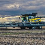MacDon’s 61-foot FD261 FlexDraper will be available for the 2025 growing season. | MacDon Industries photo