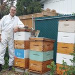 Gordon Janzen is spearheading a community growing project to fundraise for hunger relief and is inviting other beekeepers to join him. | Canadian Foodgrains Bank photo