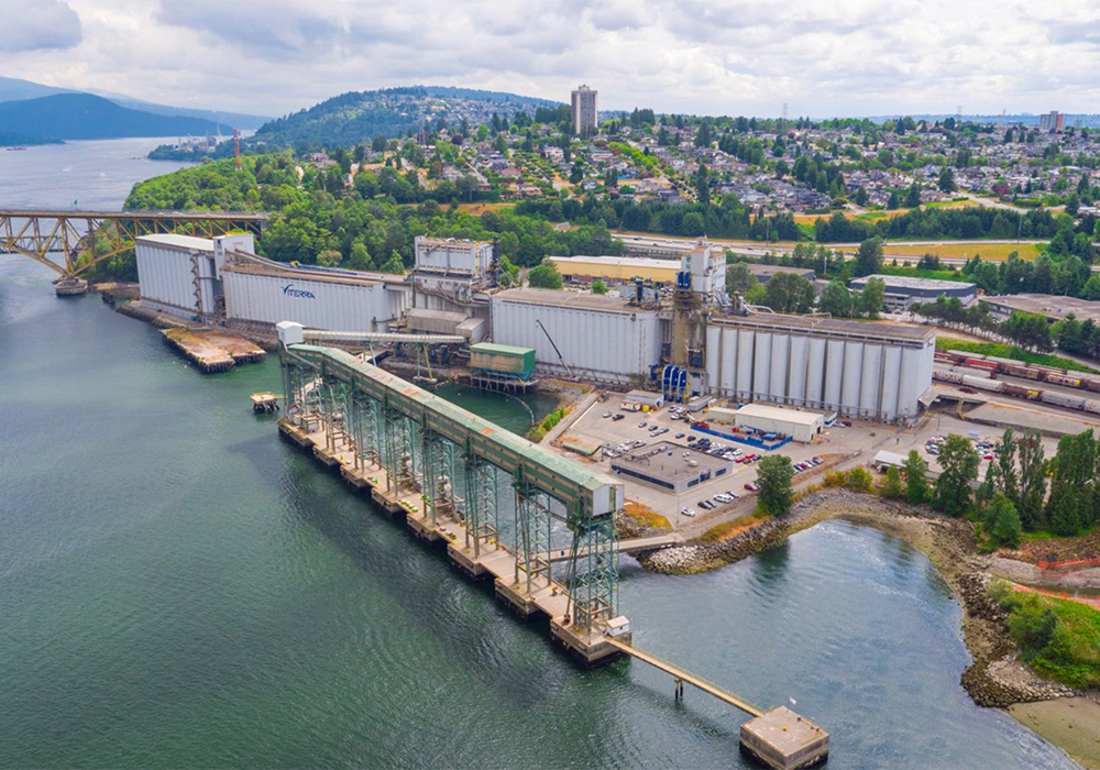 The mega-deal, valued at about $34 billion at the time of its June 2023 announcement, isn’t a slam dunk, though. Canada, where both companies own substantial export facilities in Vancouver, is holding up approval as it evaluates the deal’s impact on Western Canada’s grain markets — and for good reason. | Screencap via viterra.ca
