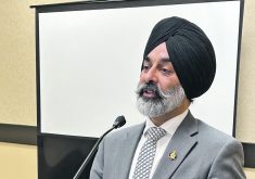 Diljeet Brar has had successful careers in Canada since emigrating from India, first with Manitoba Agriculture and then as an MLA, but he still hopes to one day get back to his farming roots.  |  Ed White photo