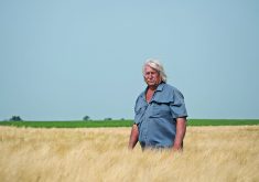 Don Nygaard stands in his barley farm a few weeks before harvest near Sharon, North Dakota, in July.  |  Reuters/Heather Schlitz photo