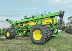 One of John Deere’s new C Series carts was on display at the Ag in Motion farm show in July.  |  Scott Garvey photo