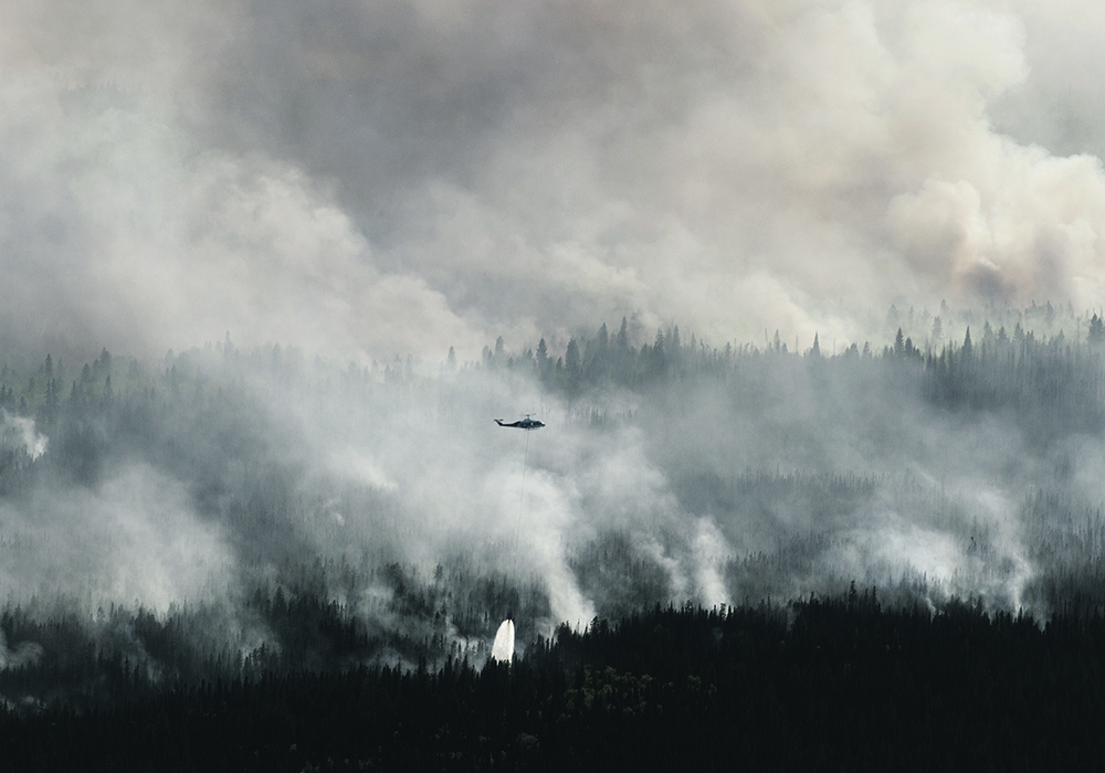 Agronomists take a look at how the two worst wildfire seasons on record affected crops.  |  Alberta government photo