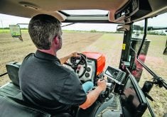 Kubota’s M7 and M8 tractors now come auto guidance-ready with an open architecture system that allows for any third party GPS system.  |  Kubota photo