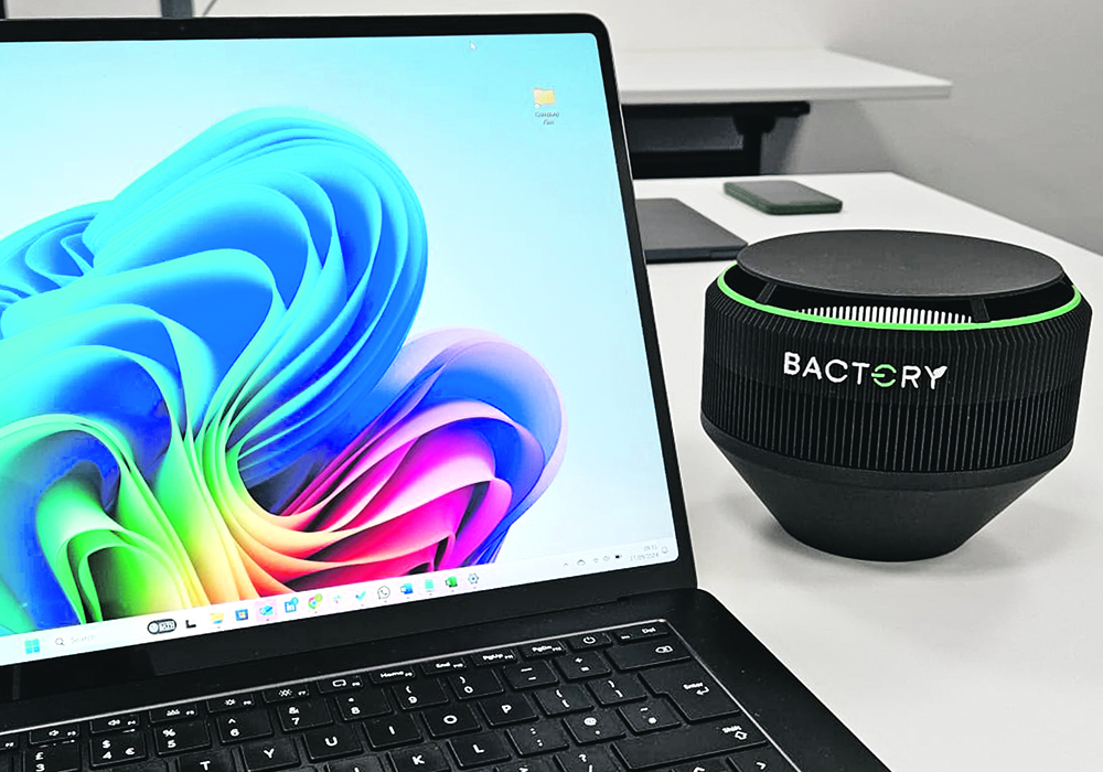 Scientists at the University of Bath in England have built a soil-powered battery called Bactery. The baseball-sized battery is placed in the soil and relies on microbes called electrigens to generate a current.  |  Submitted image
